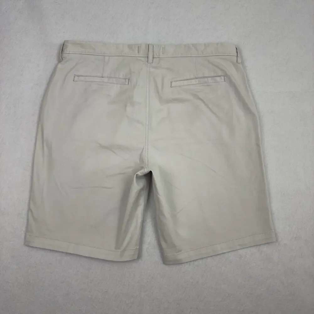 Madewell Shorts Mens 36 Beige Chino Classic Fit Cotton Blend Casual NWT